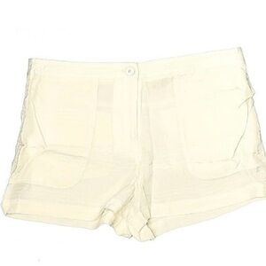 T by Alexander Wang sz small ivory shorts